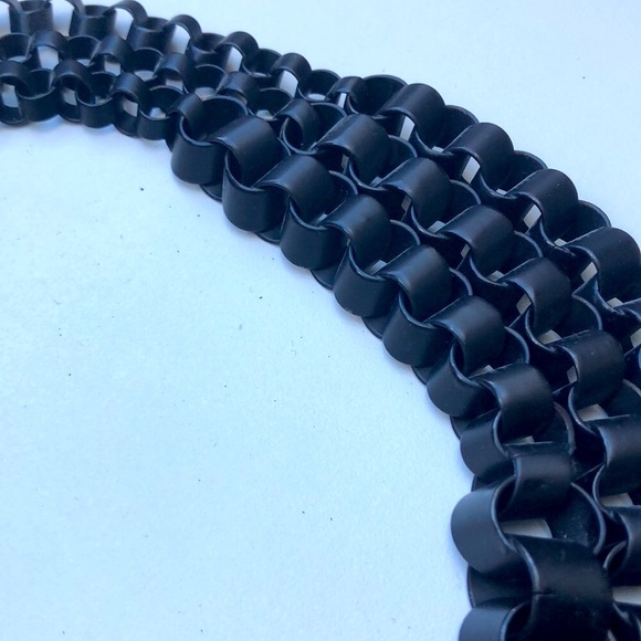 Black metal chain link choker - Picture 4 of 4